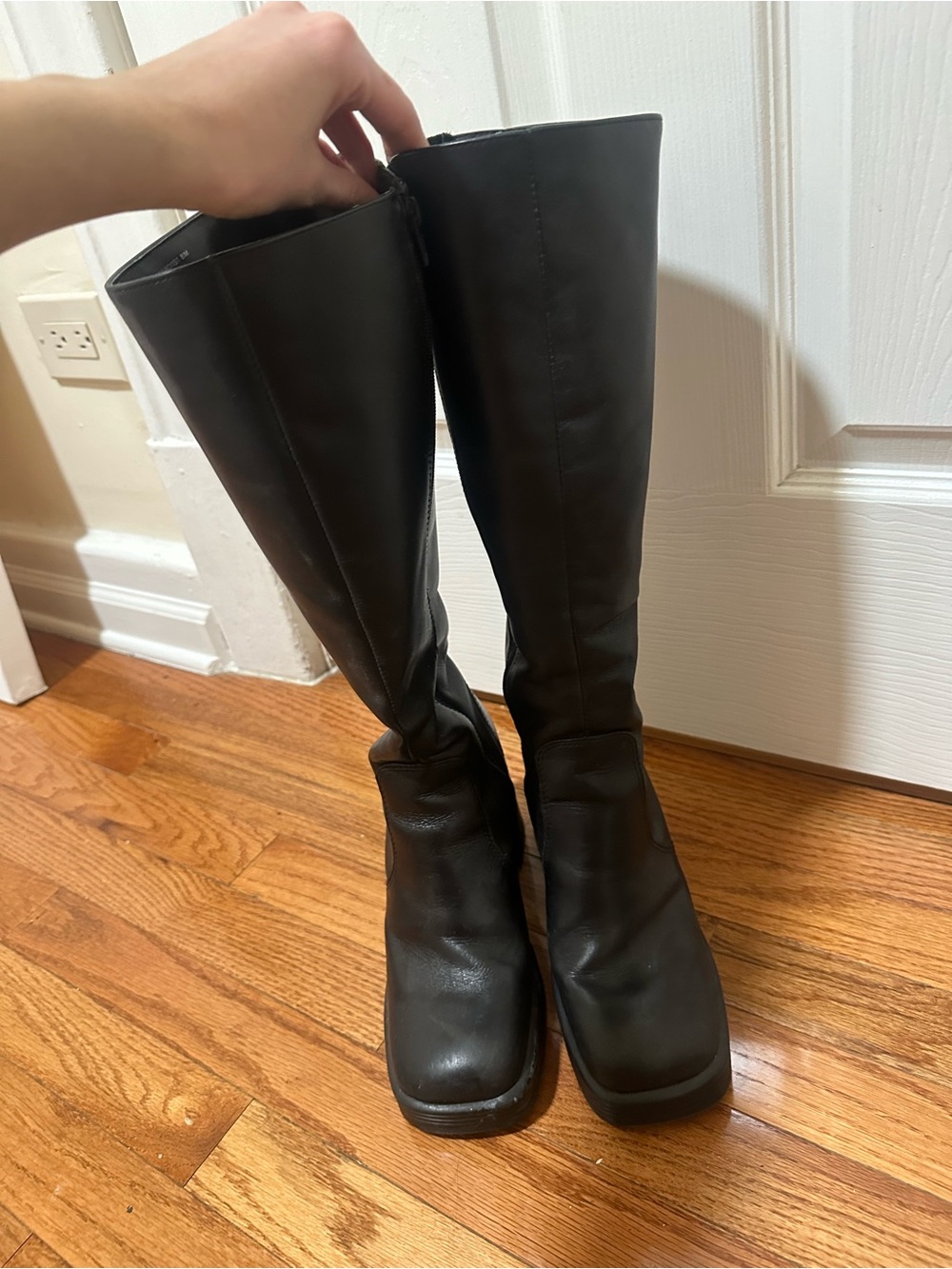 Steve Madden Black Knee-High Women's Boots